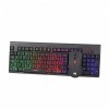 Marvo Scorpion KW512 Wireless Keyboard and Mouse Bundle, 12 Multimedia Keys, LED Backlit