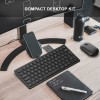 Compact Mini Wireless Keyboard And Mouse Combo Set - UK Layout - Black