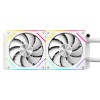 CIT PRO Glacier 240mm ARGB AIO Water Cooler Liquid Cooling System Kit White With Temperature Display