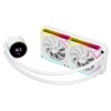 CIT PRO Glacier 240mm ARGB AIO Water Cooler Liquid Cooling System Kit White With Temperature Display