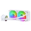 CIT PRO Glacier 240mm ARGB AIO Water Cooler Liquid Cooling System Kit - White