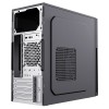 CiT Mentor Micro-ATX Office PC Case With USB Type C and 80mm Rear Black Fan Included