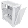 CiT Pro Creator XE Mid-Tower E-ATX PC Gaming Case With Mesh Front Panel and Tempered Glass Side Panel - All White