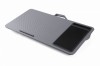 Multi Purpose Home Office Lap Desk with Mouse Pad and Phone Holder - Silver Carbon