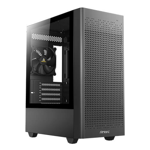 Antec NX500M Micro ATX Tower Gaming Case w/ Glass Window, Micro ATX, Mesh Front, 1 Fan