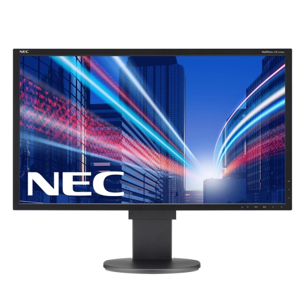 NEC MultiSync EA243WM 24 inch LCD Monitor with LED Backlight - Black (16:10, 1000:1, 250cd/m2, 1920 x 1200, 5ms, HDMI) - Refurbished