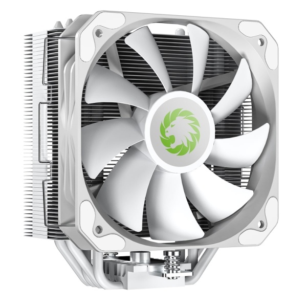 GameMax Sigma 540 White CPU Cooler With 130mm PWM Fan 4 x 6mm Heat Pipes TDP 200W