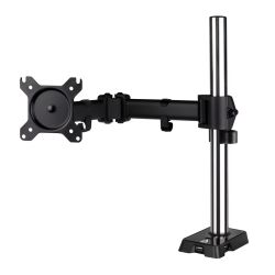 Arctic Z1 Gen 3 Single Monitor Arm with 4-Port USB 2.0 Hub, up to 43'' Monitors / 49'' Ultrawide, 180° Swivel, 360° Rotation