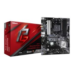 Asrock B550 PHANTOM GAMING 4/AC, AMD B550, AM4, ATX, 4 DDR4, HDMI, XFire, AC Wi-Fi, PCIe4, M.2