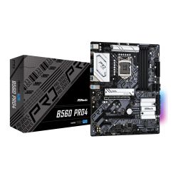 Asrock B560 PRO4, Intel B560, 1200, ATX, 4 DDR4, HDMI, DP, 3x M.2