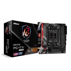 Asrock B650E PG-ITX WIFI, AMD B650, AM5, Mini ITX, 2 DDR5, HDMI, eDP, Wi-Fi 6E, 2.5G LAN, PCIe5, 2x M.2