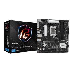 Asrock B660M PHANTOM GAMING 4, Intel B660, 1700, Micro ATX, 4 DDR4, HDMI, DP, PCIe4, 2x M.2