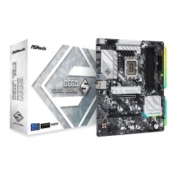 Asrock B660 STEEL LEGEND, Intel B660, 1700, ATX, 4 DDR4, HDMI, DP, PCIe5, 2.5G LAN, RGB, 2x M.2