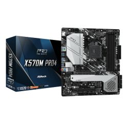 Asrock X570M PRO4, AMD X570, AM4, Micro ATX, 4 DDR4, HDMI, DP, XFire, PCIe4, M.2