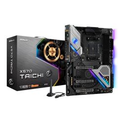 Asrock X570 TAICHI, AMD X570, AM4, ATX, 4 DDR4, HDMI, SLI/XFire, Wi-Fi, PCIe4, RGB Lighting, M.2