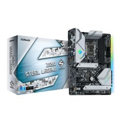 Asrock Z590 STEEL LEGEND, Intel Z590, 1200, ATX, 4 DDR4, XFire, HDMI, DP, 2.5G LAN, RGB, 3x M.2