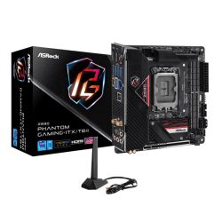 Asrock Z690 PHANTOM GAMING-ITX/TB4, Intel Z690, 1700, Mini ITX, 2 DDR5, HDMI, DP, Thunderbolt, Wi-Fi, 2.5GB LAN, PCIe5, RGB, 2x M.2