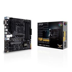 Asus TUF GAMING A520M-PLUS, AMD A520, AM4, Micro ATX, 4 DDR4, VGA, DVI, HDMI, M.2