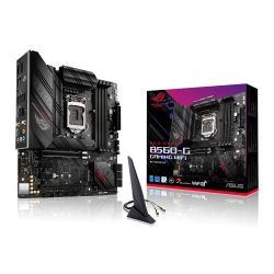 Asus ROG STRIX B560-G GAMING WIFI, Intel B560, 1200, Micro ATX, 4 DDR4, HDMI, DP, 2.5G LAN, AX Wi-Fi, RGB, 2x M.2