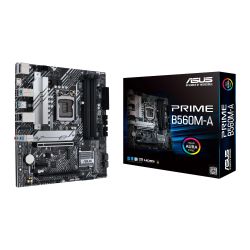 Asus PRIME B560M-A, Intel B560, 1200, Micro ATX, 4 DDR4, 2 HDMI, DP, RGB, 2x M.2