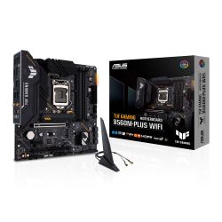 Asus TUF GAMING B560M-PLUS WIFI, Intel B560, 1200, Micro ATX, 4 DDR4, HDMI, DP, 2.5G LAN, AX Wi-Fi, RGB, 2x M.2