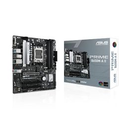 Asus PRIME B650M-A II, AMD B650, AM5, Micro ATX, 4 DDR5, VGA, HDMI, DP, 2.5G LAN, PCIe4, 2x M.2