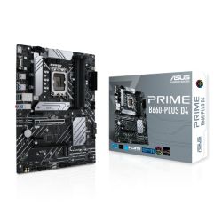 Asus PRIME B660-PLUS D4, Intel B660, 1700, ATX, 4 DDR4, VGA, HDMI, DP, 2.5GB LAN, PCIe4, 3x M.2