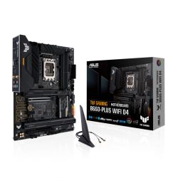 Asus TUF GAMING B660-PLUS WIFI D4, Intel B660, 1700, ATX, 4 DDR4, HDMI, DP, Wi-Fi, 2.5GB LAN, PCIe5, RGB, 3x M.2