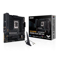 Asus TUF GAMING B760M-PLUS WIFI D4, Intel B760, 1700, Micro ATX, 4 DDR4, HDMI, DP, Wi-Fi 6, 2.5G LAN, PCIe5, 2x M.2