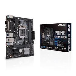 Asus PRIME H310M-D R2.0, Intel H310, 1151, Micro ATX, DDR4, VGA, HDMI, Parallel, Serial, LED Lighting, M.2