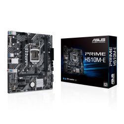 Asus PRIME H510M-E, Intel H510, 1200, Micro ATX, 2 DDR4, VGA, HDMI, DP, M.2