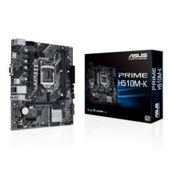 Asus PRIME H510M-K, Intel H510, 1200, Micro ATX, 2 DDR4, VGA, HDMI, M.2