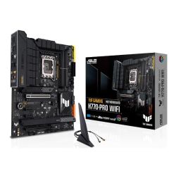 Asus TUF GAMING H770-PRO WIFI, Intel H770, 1700, ATX, 4 DDR5, HDMI, DP, Wi-Fi 6, 2.5G LAN, PCIe5, 4x M.2, RGB