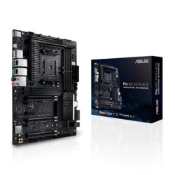 Asus PRO WS X570-ACE, Workstation, AMD X570, AM4, ATX, HDMI, DP, SLI/XFire, Dual GB LAN, Asus Control Center Express