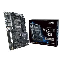 Asus WS X299 PRO, Workstation, Intel X299, 2066, ATX, DDR4, U.2, Dual LAN, SLI/XFire, M.2