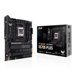 Asus TUF GAMING X670E-PLUS, AMD X670, AM5, ATX, 4 DDR5, HDMI, DP, 2.5G LAN, PCIe5, RGB, 4x M.2