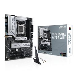 Asus PRIME X670-P WIFI, AMD X670, AM5, ATX, 4 DDR5, HDMI, DP, Wi-Fi 6, 2.5G LAN, PCIe4, 3x M.2