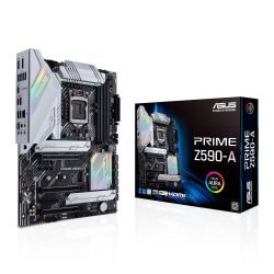 Asus PRIME Z590-A, Intel Z590, 1200, ATX, 4 DDR4, HDMI, DP,  2.5G LAN, RGB, 3x M.2