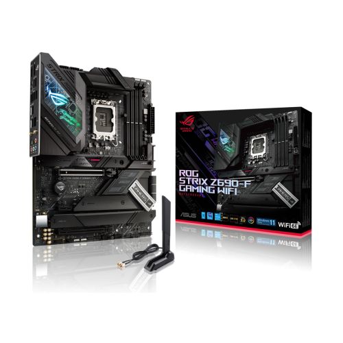 Asus ROG STRIX Z690-F GAMING WIFI, Intel Z690, 1700, ATX, 4 DDR5, HDMI, DP, Wi-Fi, 2.5G LAN, PCIe5, RGB, 4x M.2