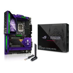 Asus ROG MAXIMUS Z690 HERO EVA Edition, Intel Z690, 1700, ATX, 4 DDR5, HDMI, 2 Thunderbolt, Wi-Fi, 2.5GB LAN, PCIe5, Hyper M.2 Card, RGB, 5x M.2