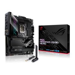 Asus ROG MAXIMUS Z690 HERO, Intel Z690, 1700, ATX, 4 DDR5, HDMI, 2 Thunderbolt, Wi-Fi, 2.5GB LAN, PCIe5, Hyper M.2 Card, RGB, 5x M.2