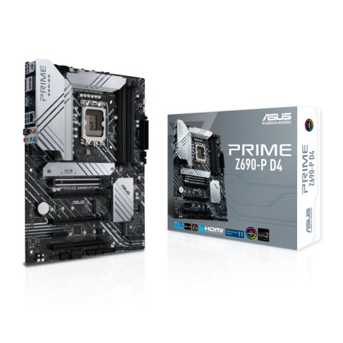 Asus PRIME Z690-P D4, Intel Z690, 1700, ATX, 4 DDR4, HDMI, DP, 2.5G LAN, PCIe5, 3x M.2