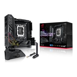 Asus ROG STRIX Z790-I GAMING WIFI, Intel Z790, 1700, Mini ITX, 2 DDR5, HDMI, 2 Thunderbolt, Wi-Fi 6E, 2.5G LAN, PCIe5, 2x M.2, ROG Strix Hive & FPS-II Card