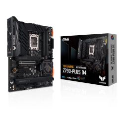 Asus TUF GAMING Z790-PLUS D4, Intel Z790, 1700, ATX, 4 DDR4, HDMI, DP, 2.5G LAN, PCIe5, RGB, 4x M.2