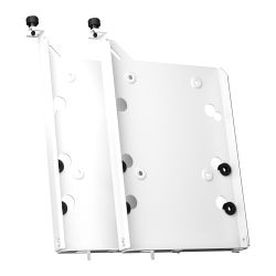 Fractal Design HDD Tray Kit - Type-B (2-pack), White, 2x 3.5”/2.5” Trays - For Fractal cases with Type-B HDD mounts only