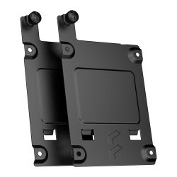 Fractal Design SSD Tray Kit - Type-B (2-pack), Black, 2x 2.5'' SSD Brackets - For Fractal cases with Type-B SSD mounts only