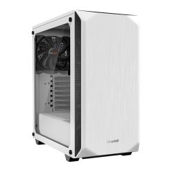 Be Quiet! Pure Base 500 Gaming Case w/ Window, ATX, 2 x Pure Wings 2 Fans, PSU Shroud, White