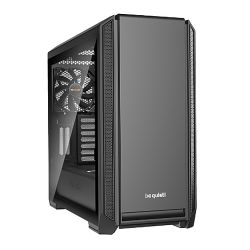 Be Quiet! Silent Base 601 Gaming Case w/ Window, E-ATX, 2 x Pure Wings 2 Fans, PSU Shroud, Black