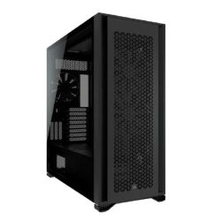 Corsair 7000D Airflow Gaming Case w/ Tempered Glass Window, E-ATX, 3 x AirGuide Fans, High-Airflow Front Panel, USB-C, Black