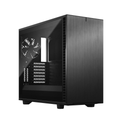 Fractal Design Define 7 (Dark TG) Gaming Case w/ Dark Tint Glass Window, E-ATX, Multibracket, 3 Fans, Fan Hub, Silence-optimized, USB-C